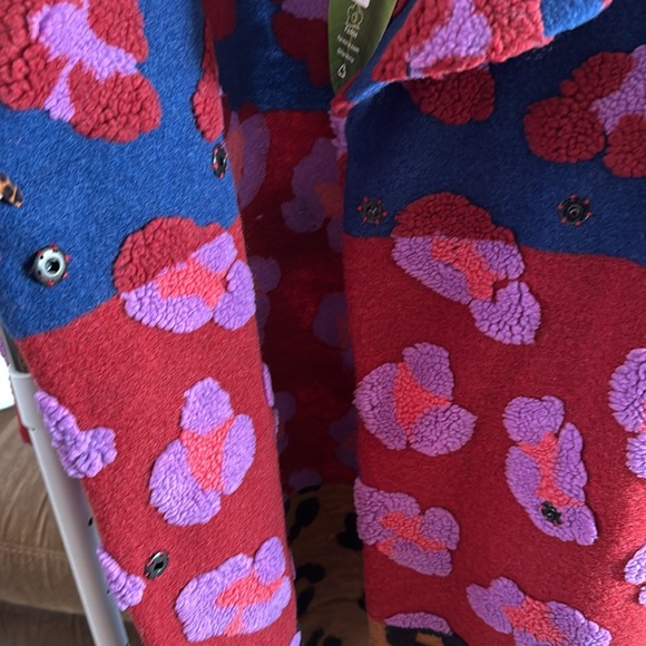 Farm Rio mixed leopards fleece coat - Picture 11 of 16